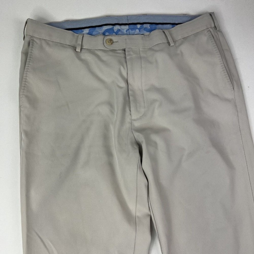 Current Peter Millar Tan Polyester Performance Ch… - image 2